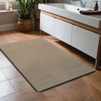 Tapis d'intérieur Beverly Rug uni, antidérapant, dos en caoutchouc, lavable