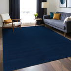 Tapis d'intérieur Beverly Rug uni, antidérapant, dos en caoutchouc, lavable