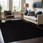 Tapis d'intérieur Beverly Rug uni, antidérapant, dos en caoutchouc, lavable