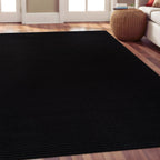 Tapis d'intérieur Beverly Rug uni, antidérapant, dos en caoutchouc, lavable