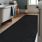 Tapis d'intérieur Beverly Rug uni, antidérapant, dos en caoutchouc, lavable