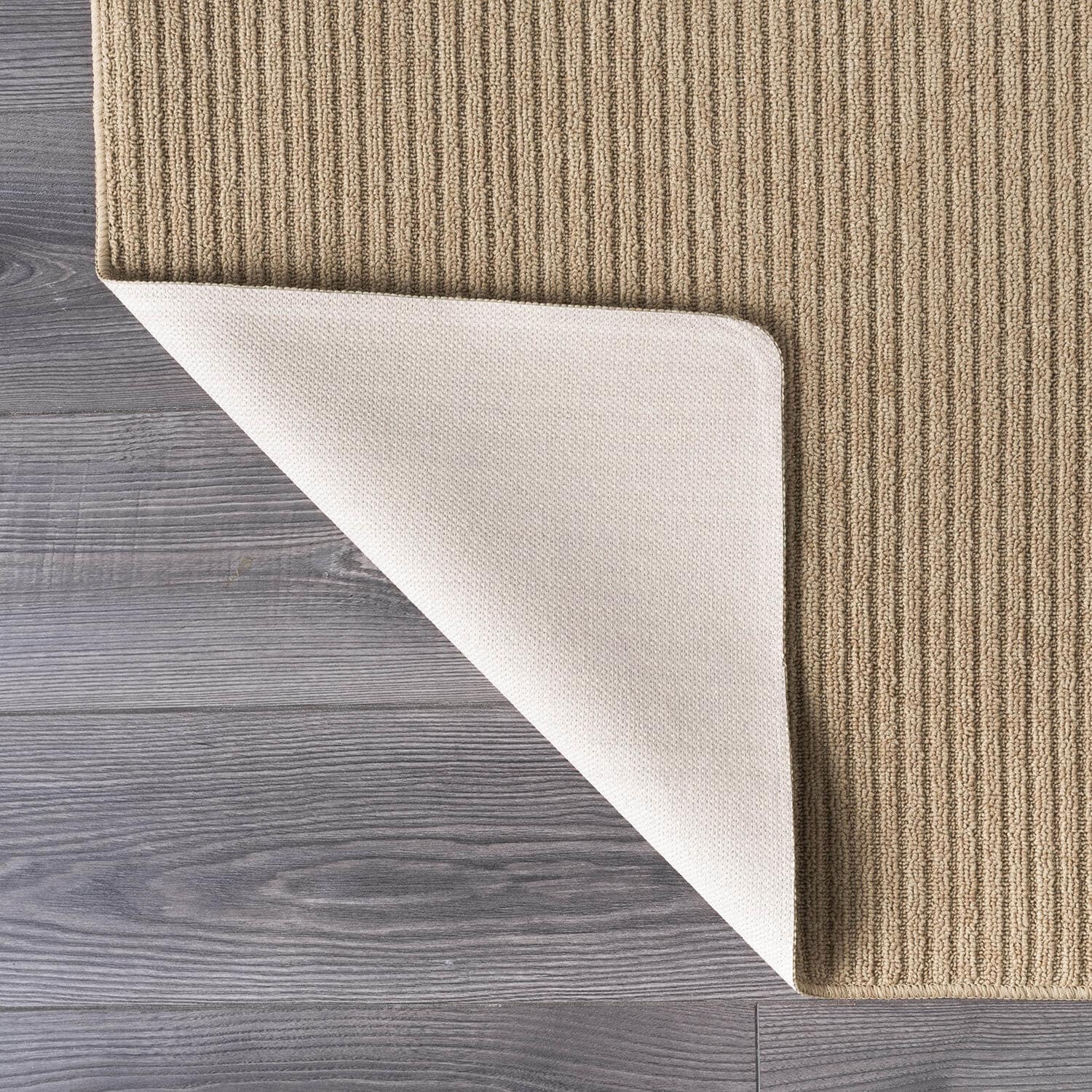 Tapis d'intérieur Beverly Rug uni, antidérapant, dos en caoutchouc, lavable