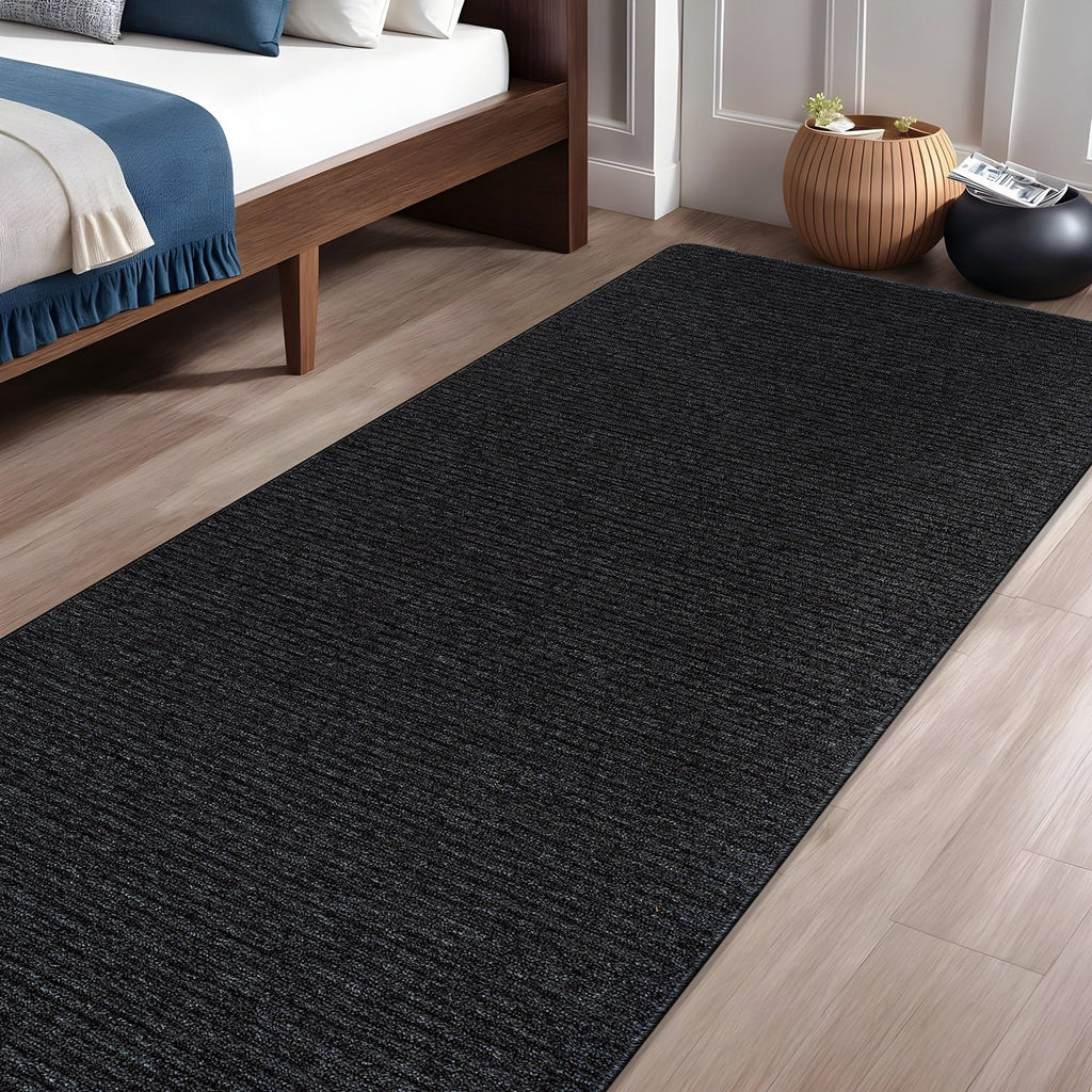 Tapis d'intérieur Beverly Rug uni, antidérapant, dos en caoutchouc, lavable