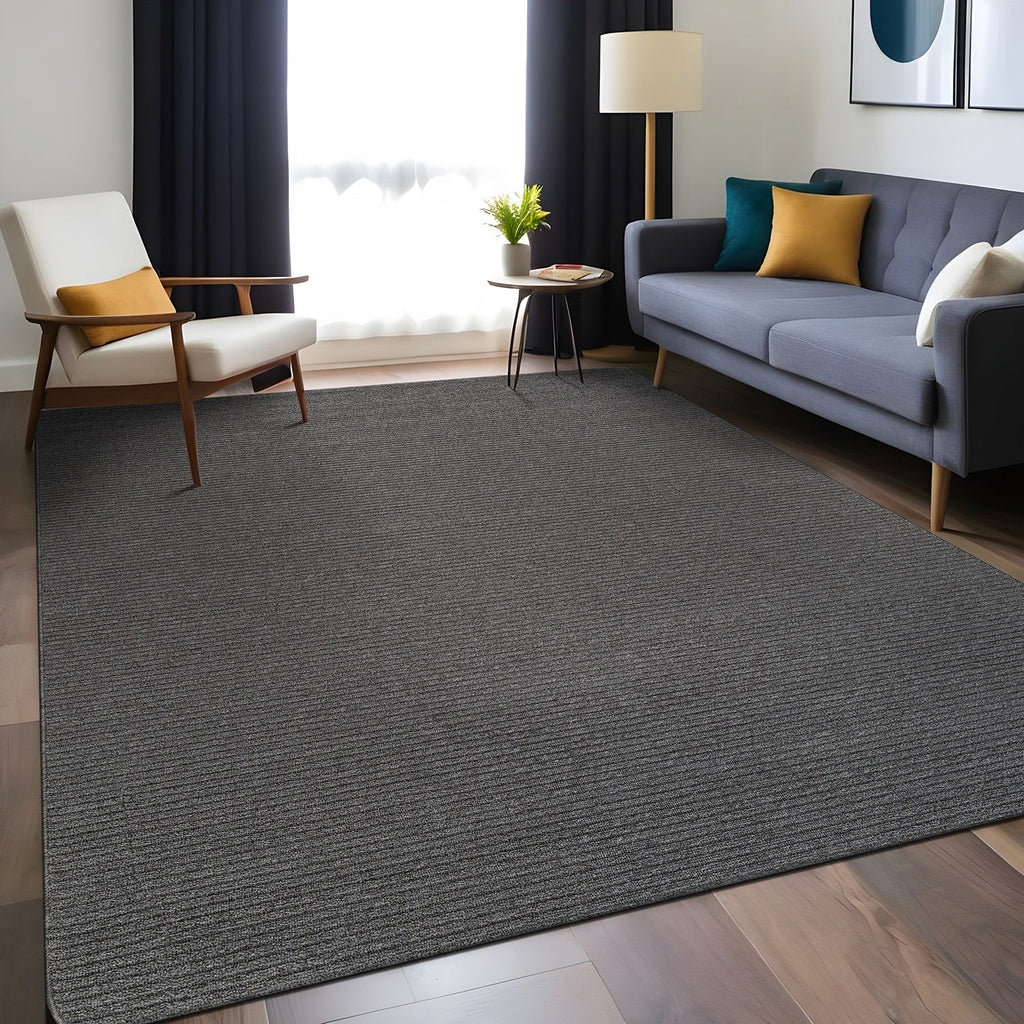 Tapis d'intérieur Beverly Rug uni, antidérapant, dos en caoutchouc, lavable