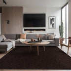 Tapis d'intérieur Beverly Rug uni, antidérapant, dos en caoutchouc, lavable