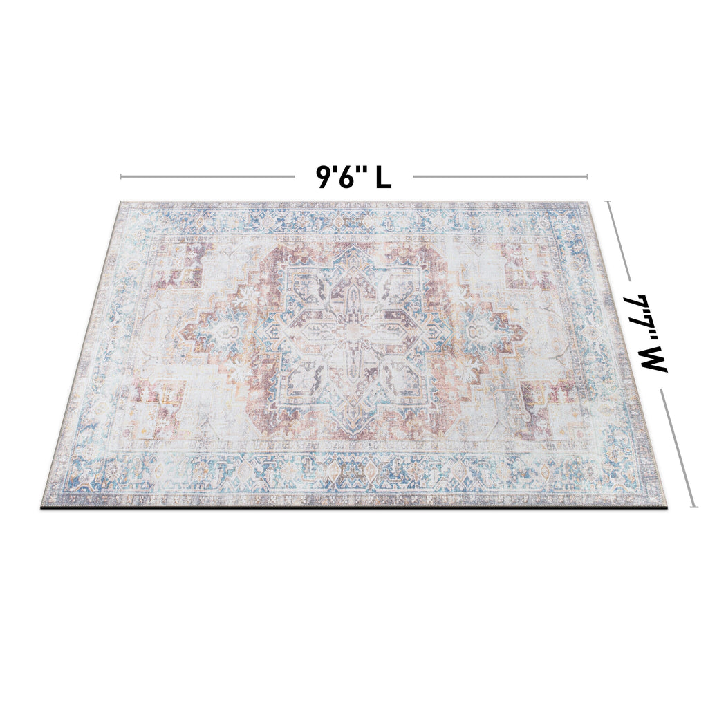 Tapis bohème vieilli lavable en machine