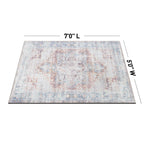 Tapis bohème vieilli lavable en machine