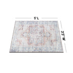 Tapis bohème vieilli lavable en machine