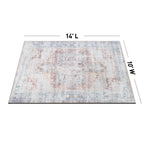 Tapis bohème vieilli lavable en machine