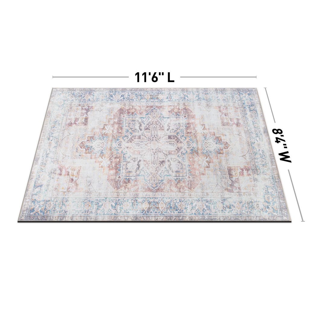Tapis bohème vieilli lavable en machine