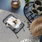 Tapis d'intérieur/extérieur Brescia à motifs floraux modernes