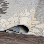 Tapis d'intérieur/extérieur Brescia à motifs floraux modernes