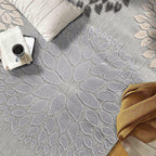 Tapis d'intérieur/extérieur Brescia à motifs floraux modernes