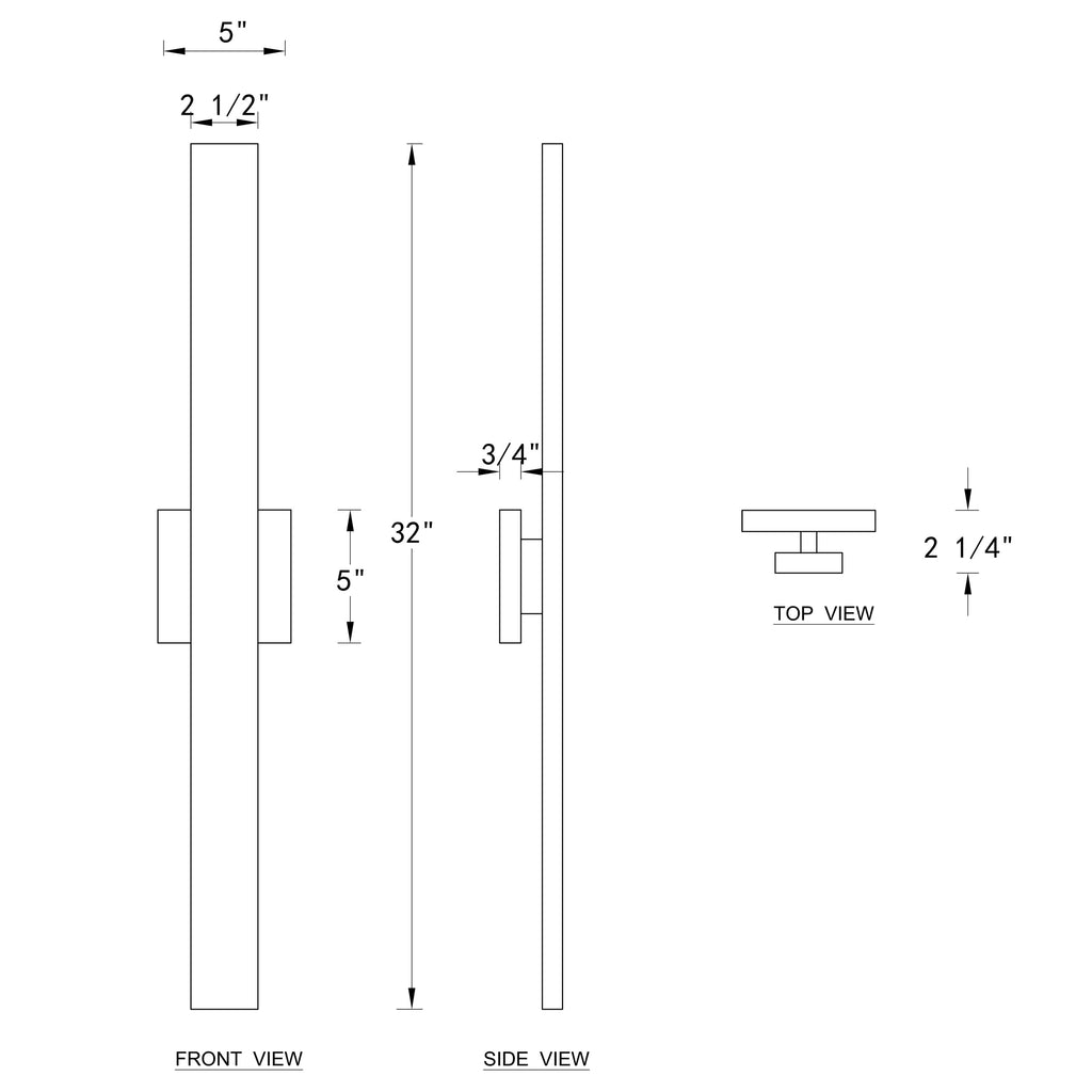 Applique murale extérieure LED en aluminium noir mat à 2 lumières C Cattleya