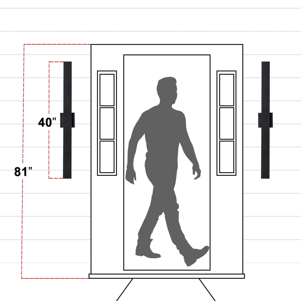 Applique murale extérieure LED en aluminium noir mat à 2 lumières C Cattleya