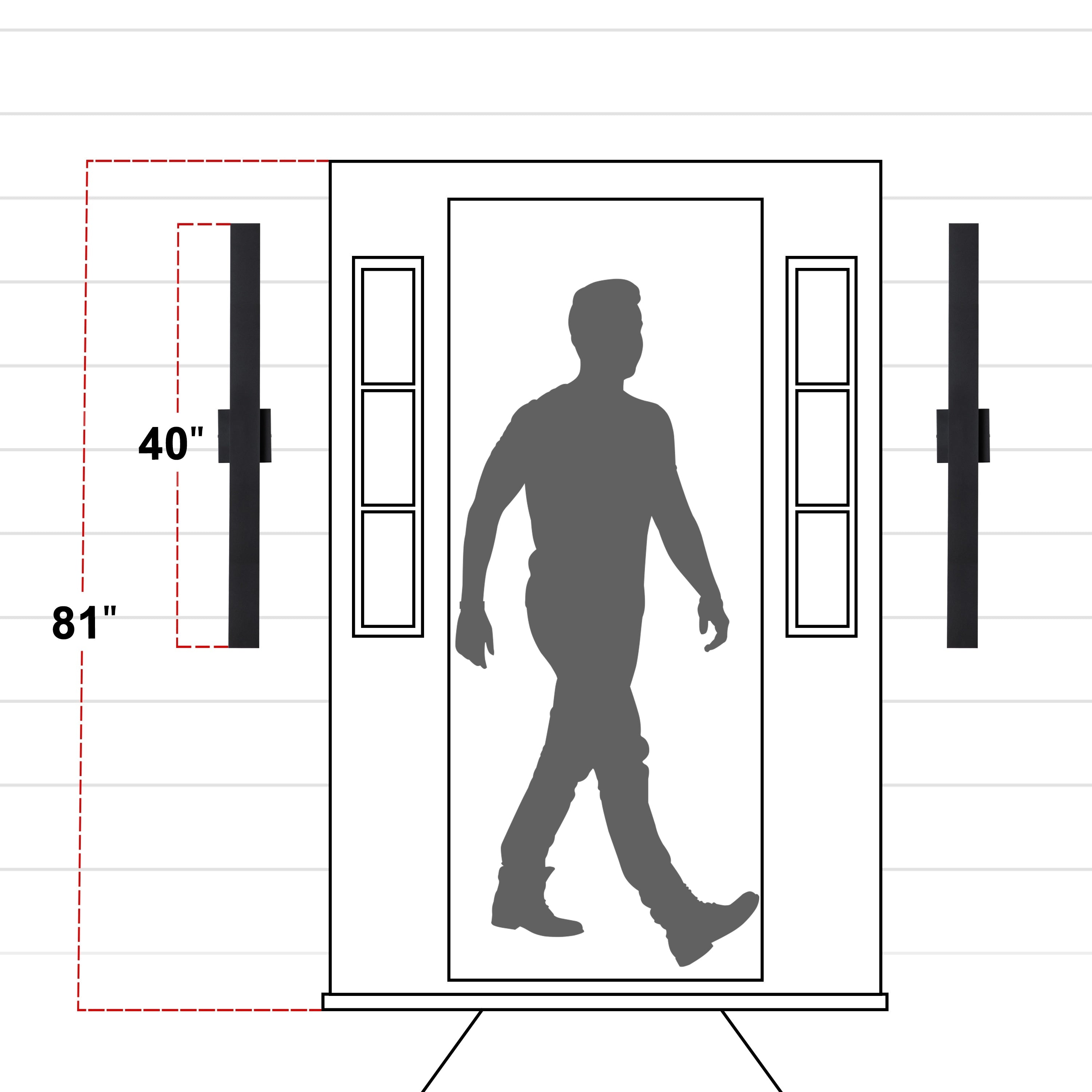 Applique murale extérieure LED en aluminium noir mat à 2 lumières C Cattleya