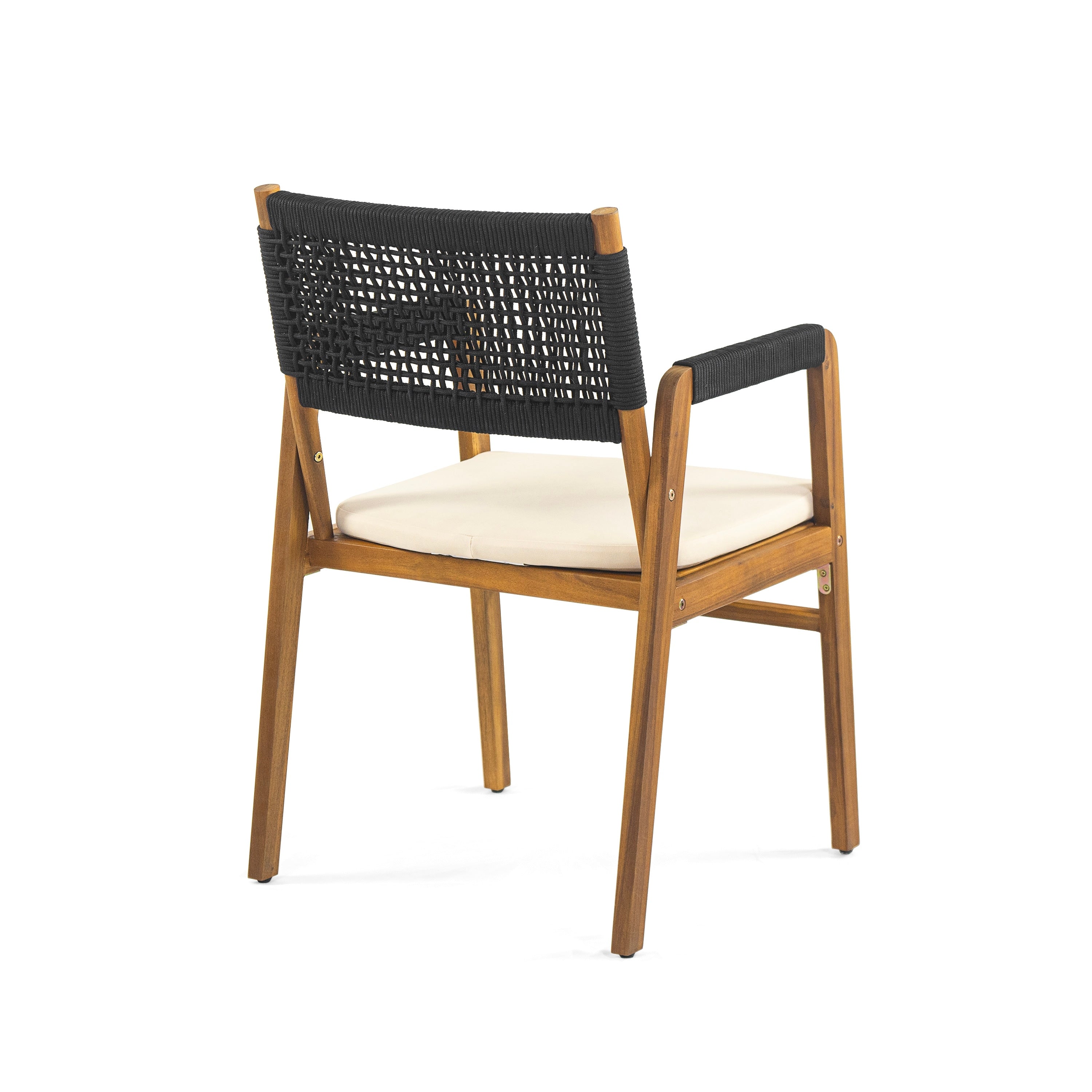 Ensemble de salle à manger d'extérieur Captef 5 pièces en bois d'acacia par Christopher Knight Home