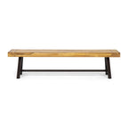 Banc d'extérieur en bois d'acacia Carlisle par Christopher Knight Home