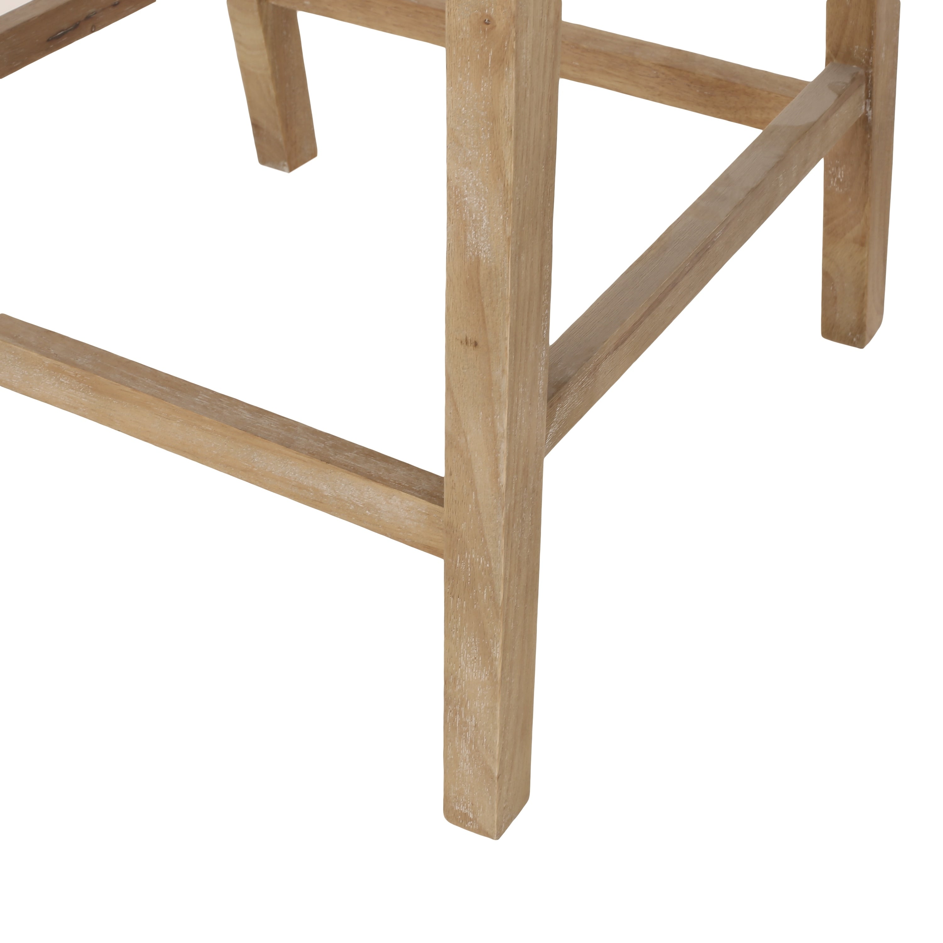 Tabourets de bar Christopher Knight Home Cataldo en tissu, bois et rotin, 25,5 pouces (lot de 2)