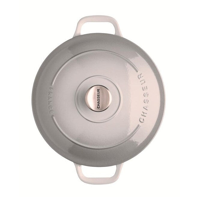 Four hollandais rond en fonte émaillée française Chasseur, 4,2 pintes