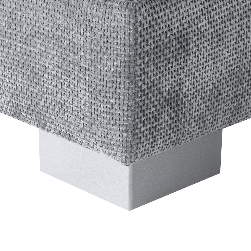 Canapé sectionnel Cloud, ensemble de canapés de luxe en forme de L avec 2 oreillers gratuits, mobilier d'intérieur 4 places en chenille avec méridienne surdimensionnée