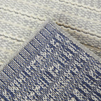 Tapis d'intérieur/extérieur Connell à rayures transitionnelles