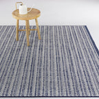 Tapis d'intérieur/extérieur Connell à rayures transitionnelles
