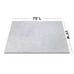 Tapis contemporain à rayures usées lavable en machine