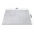 Tapis contemporain à rayures usées lavable en machine