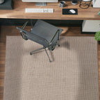 Tapis contemporain uni d'intérieur/extérieur
