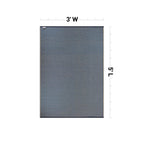 Tapis d'extérieur contemporains en plastique solide réversible