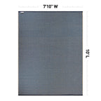 Tapis d'extérieur contemporains en plastique solide réversible