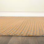 Tapis d'extérieur contemporains en plastique solide réversible