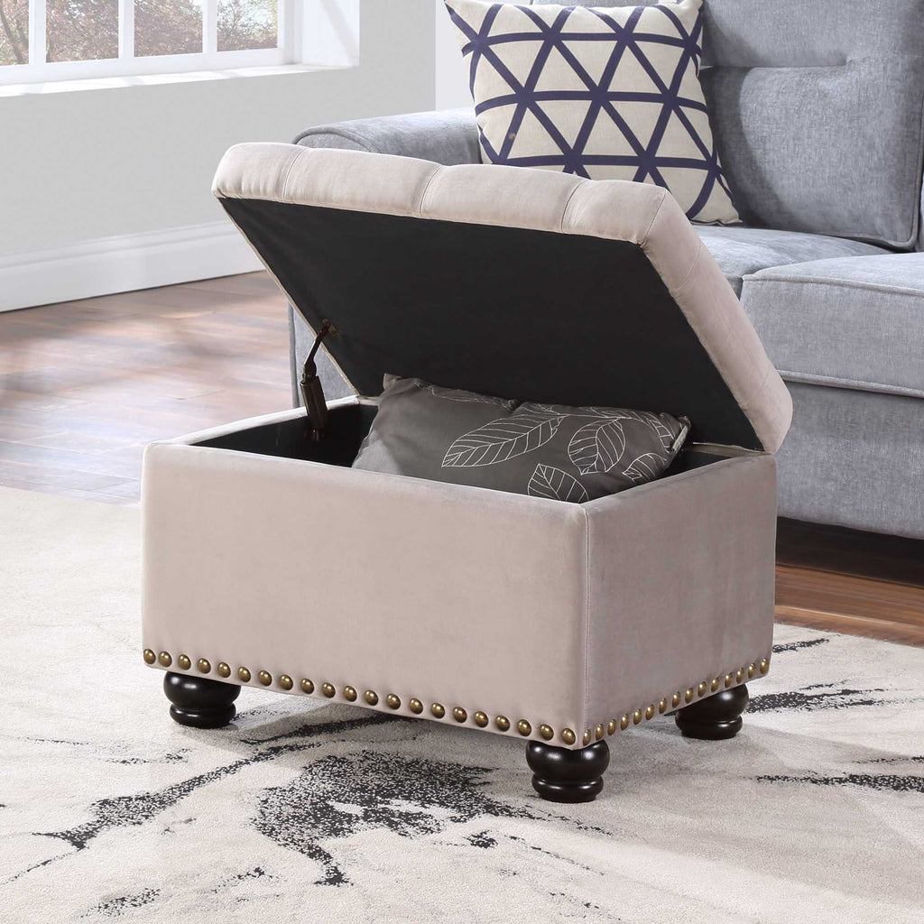 Pouf de rangement Convenience Concepts Designs4Comfort 5th Avenue