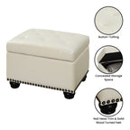Pouf de rangement Convenience Concepts Designs4Comfort 5th Avenue