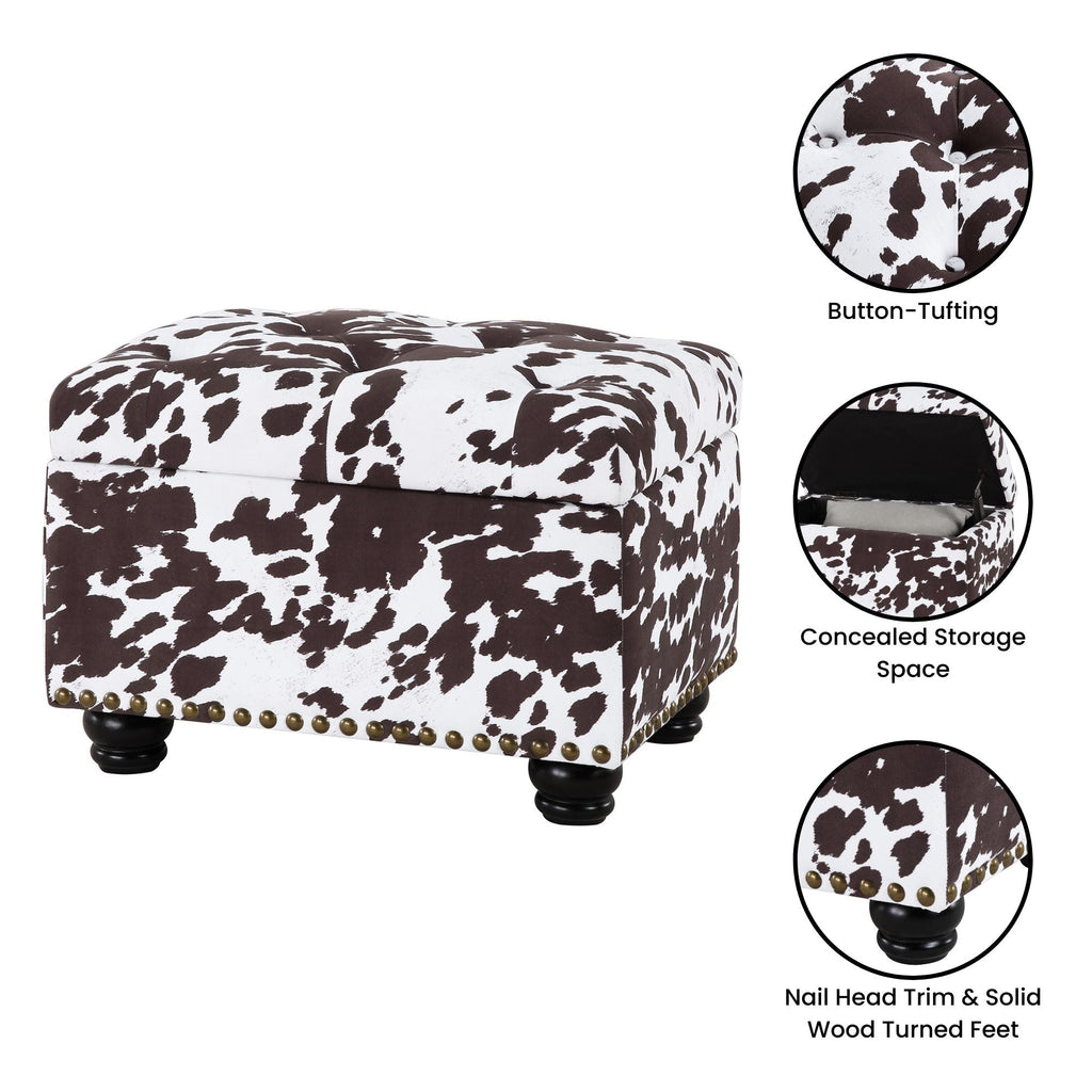 Pouf de rangement Convenience Concepts Designs4Comfort 5th Avenue