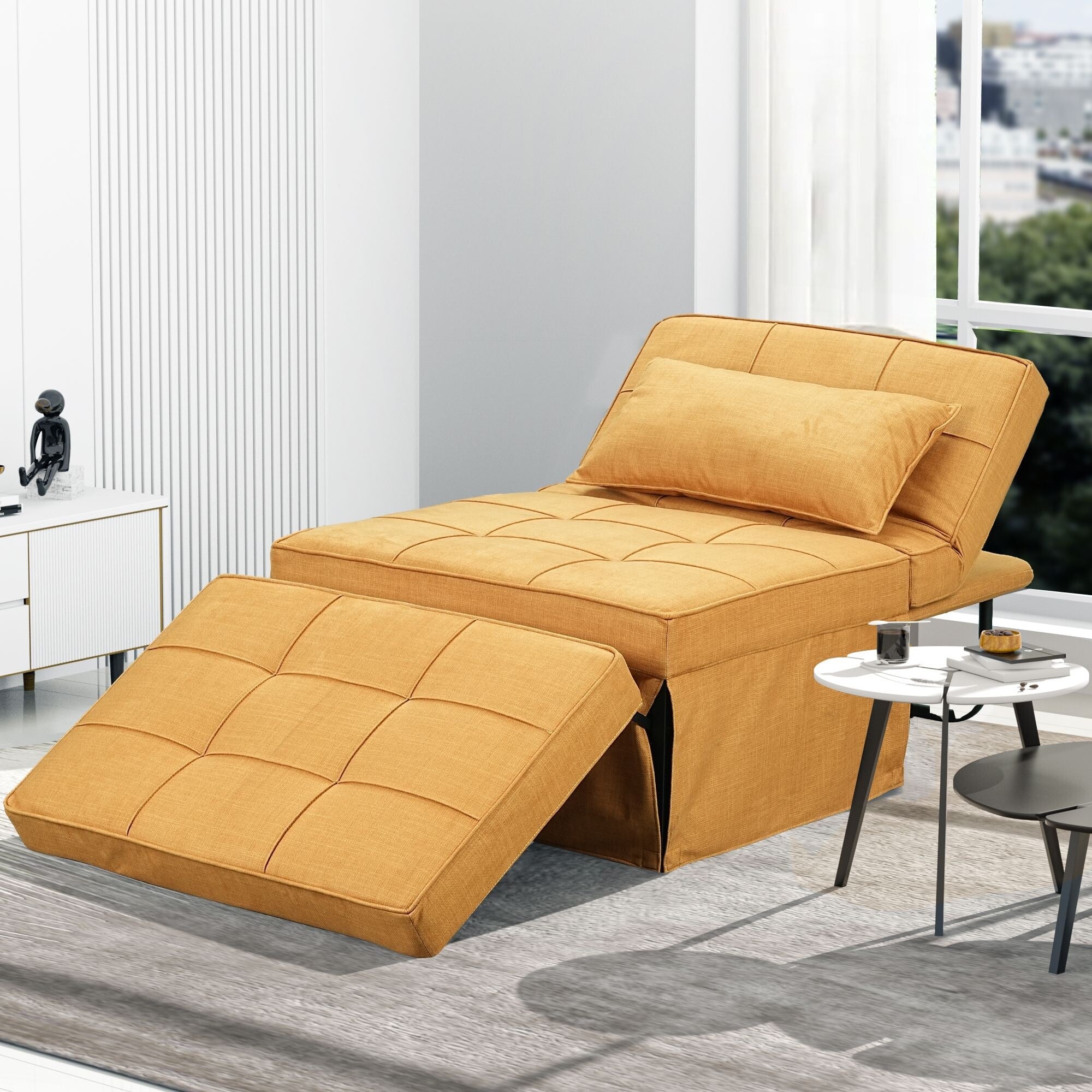 Canapé-lit convertible, canapé-lit, fauteuil inclinable, ottoman, pliable, pour salon