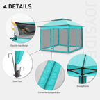 Gazebo escamotable en acier Cozywor de 11 pi x 11 pi avec moustiquaire