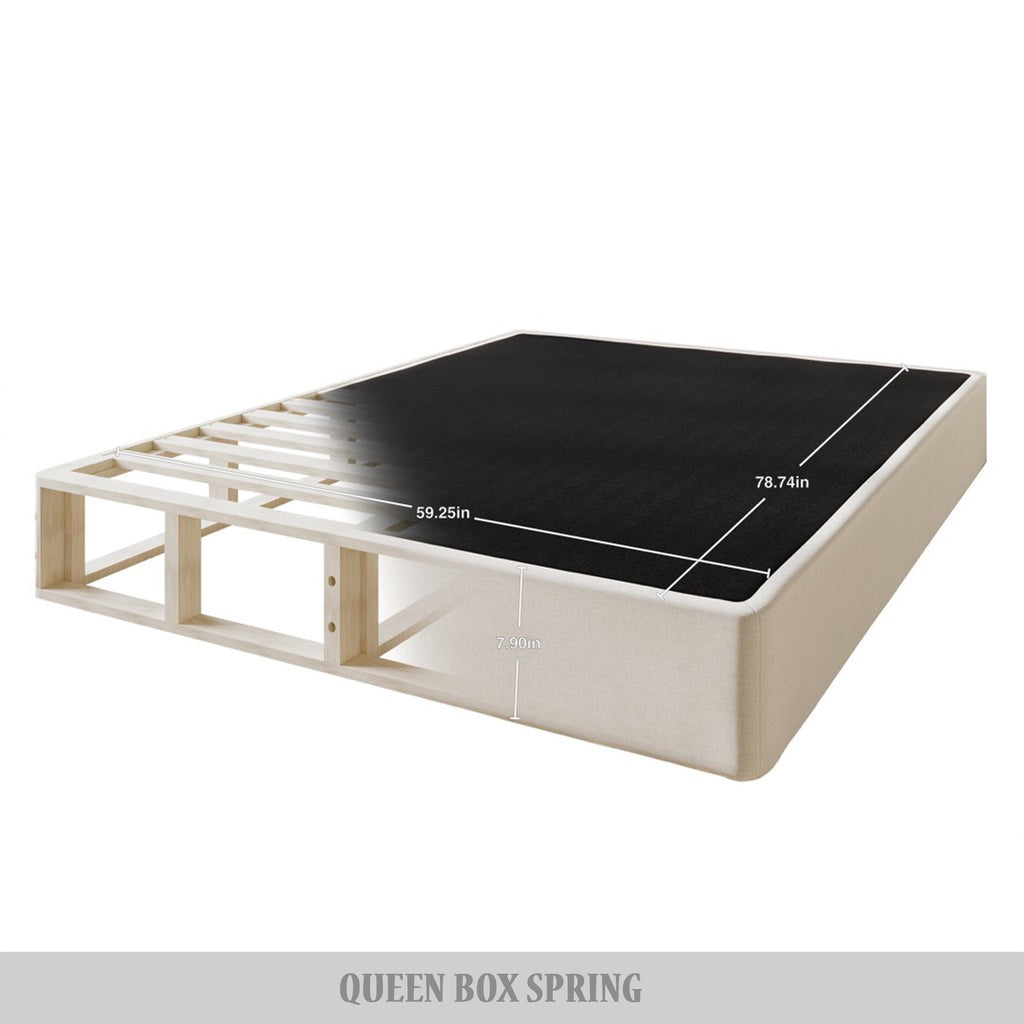 Sommier à ressorts en bois massif CraftPorch de 8 pouces avec lattes en bois