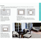 Tapis d'intérieur/extérieur Domani Napa à rayures d'été