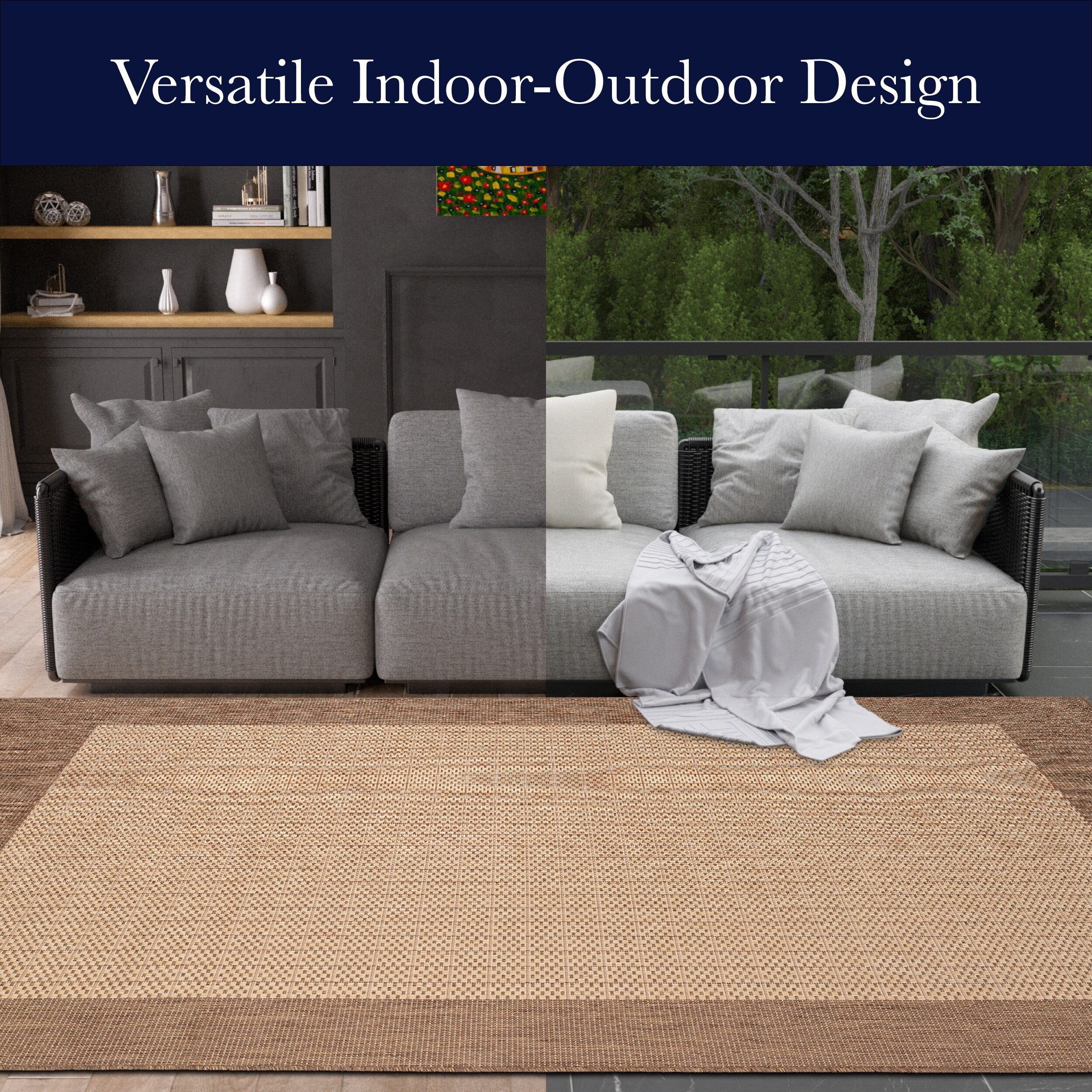 Tapis pergola Dream Decor Quad pour intérieur/extérieur