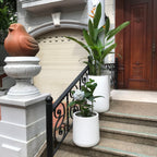 Jardinière ronde en fibre de pierre DreamPatio Glendale