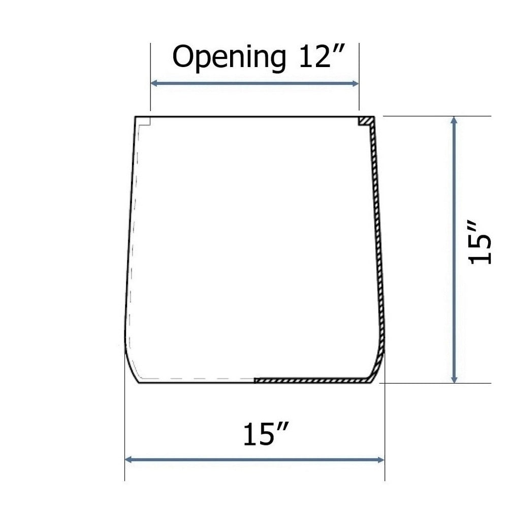 Jardinière ronde en fibre de pierre DreamPatio Glendale