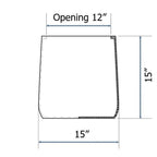Jardinière ronde en fibre de pierre DreamPatio Glendale