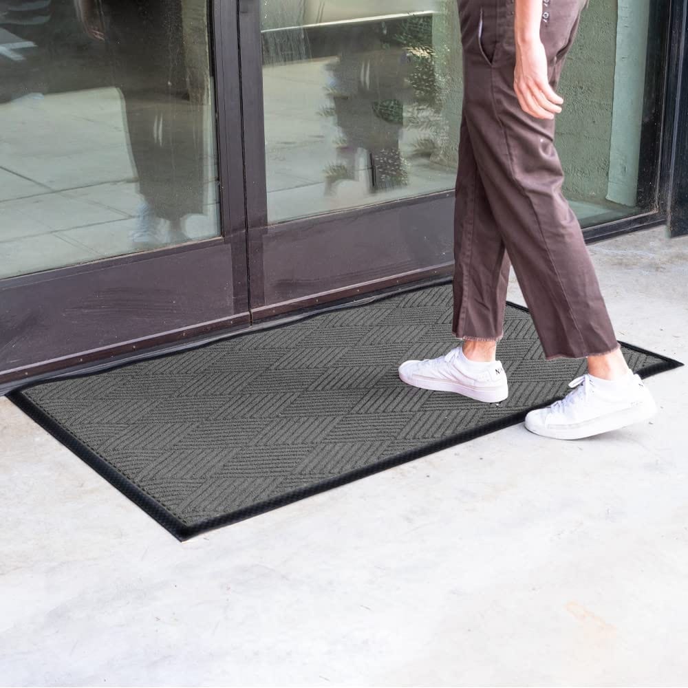 Tapis d'entrée Envelor pour intérieur et extérieur, profil bas, usage commercial.