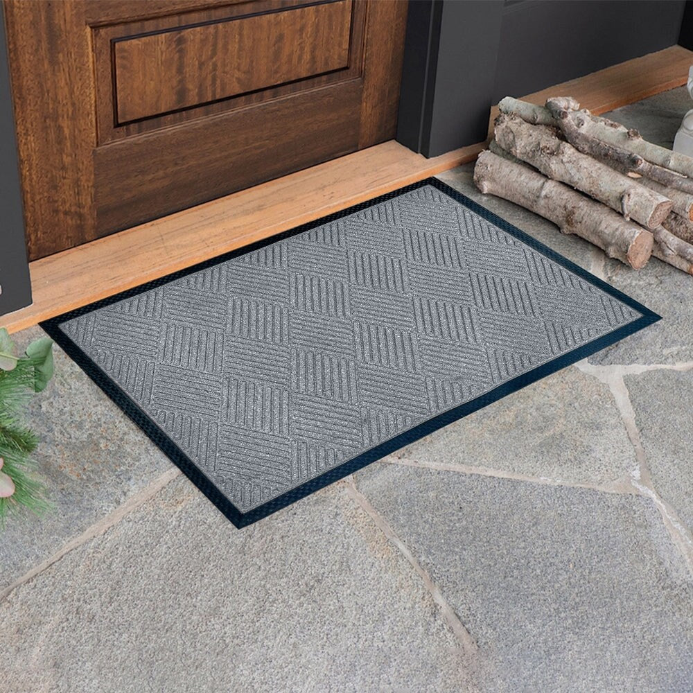 Tapis d'entrée Envelor pour intérieur et extérieur, profil bas, usage commercial.