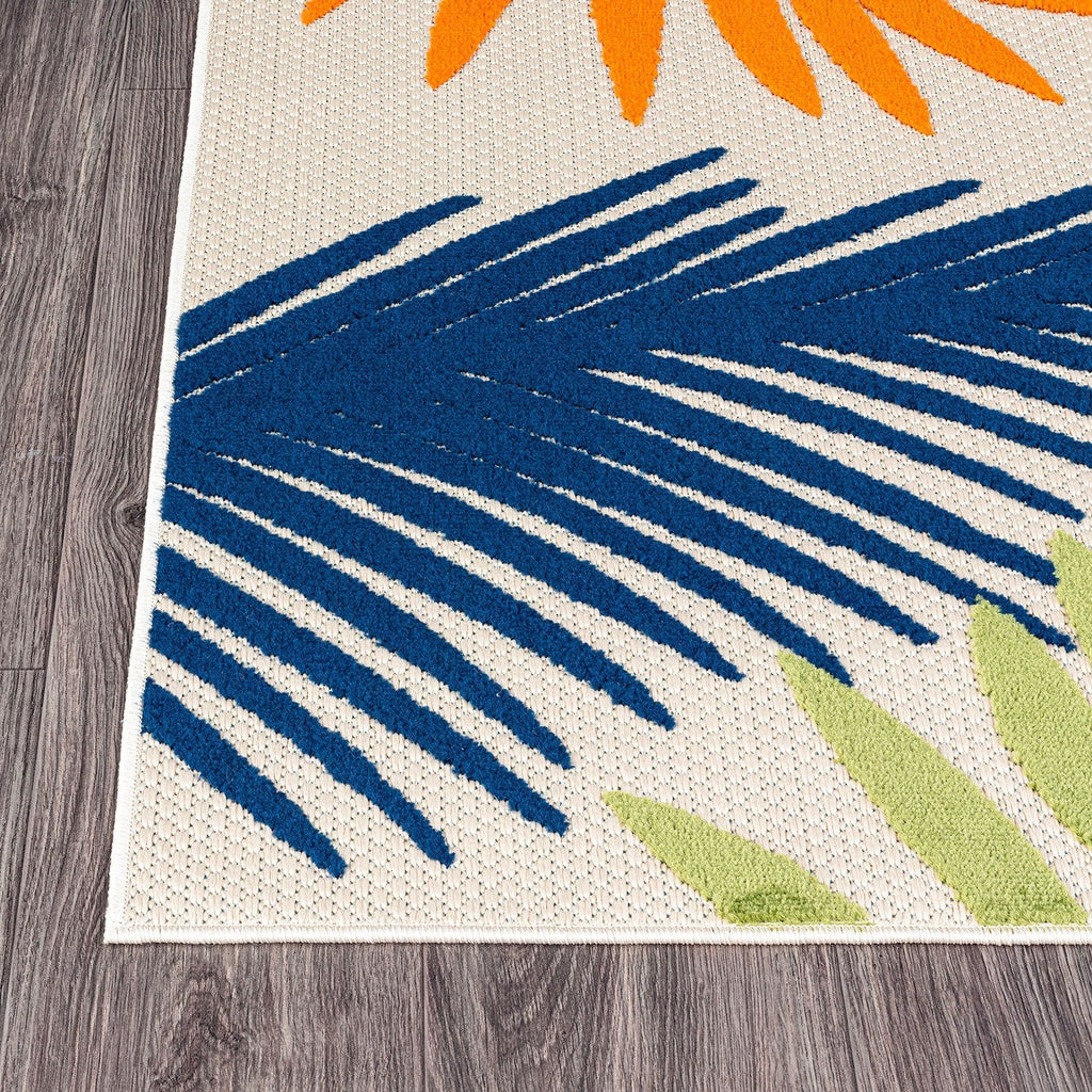 Tapis d'intérieur/extérieur Evora Palm Frond