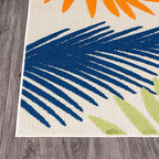 Tapis d'intérieur/extérieur Evora Palm Frond