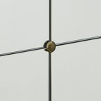 Miroir mural à panneaux argentés antiques Fantina par iNSPIRE Q Classic