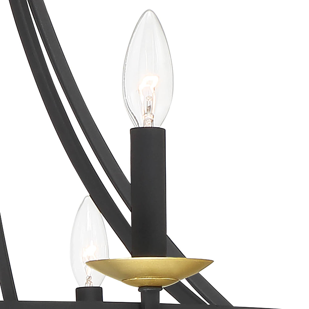 Lustre Empire à 12 lumières de style ferme moderne Fidenza avec roue de chariot et UL - D40'' * H135''